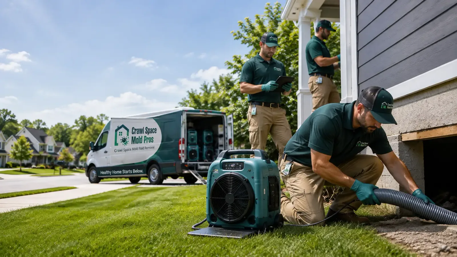 Crawl Space Mold Removal in Royal, NE